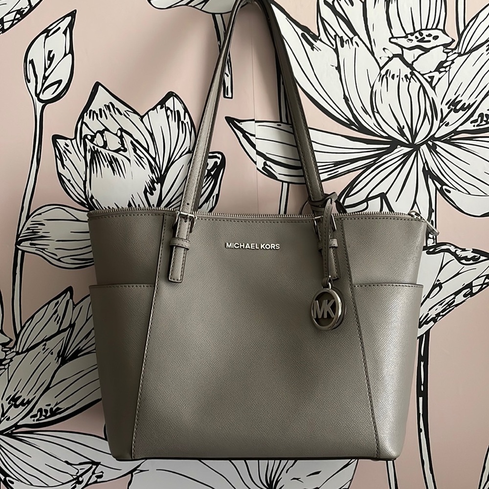 KORS Michael Kors Gray Tote Bag